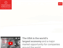 Tablet Screenshot of footholdamerica.com
